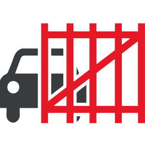 Fully fenced estate accessed by electric gates